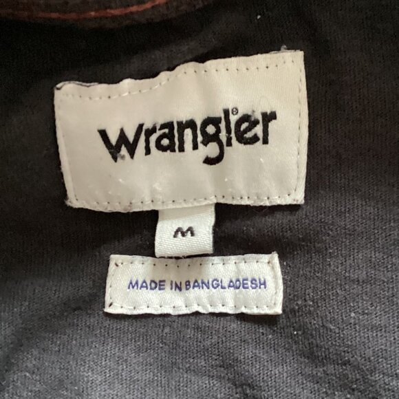 Wrangler Men's Women's Black T-Shirt With Circle Design Short Sleeves Crew Neck - Picture 5 of 6